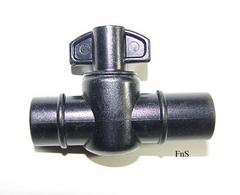 Inline water flow adjuster for vinyl tubing